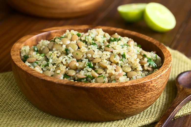 Bowl de Quinoa com legumes